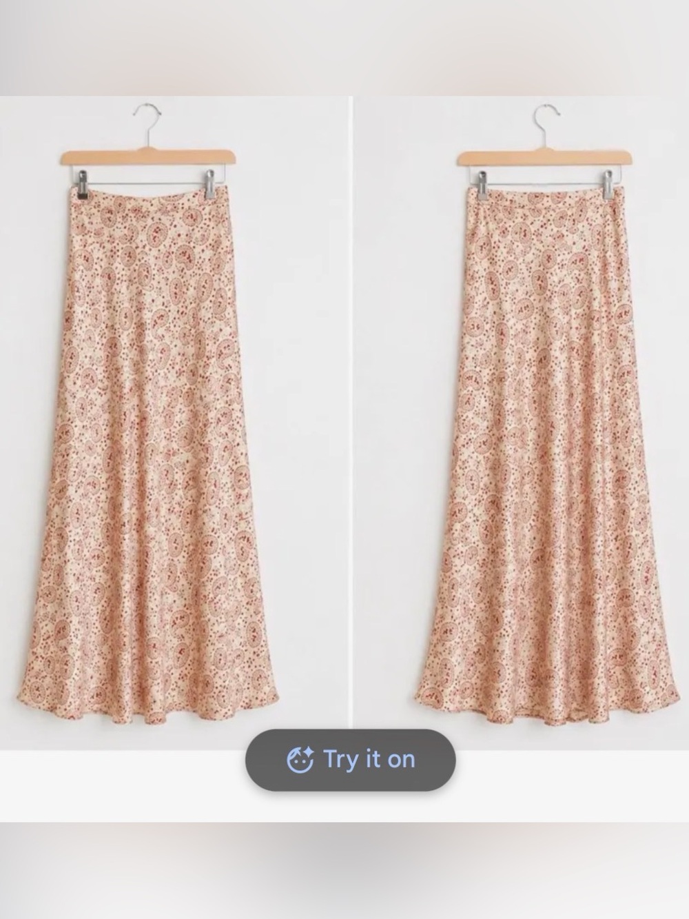 Realisation Par Joni Silk Maxi Skirt in Paisley NWOT - Picture 8 of 8